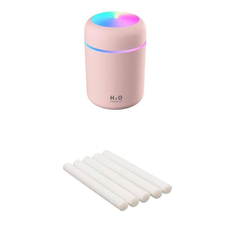 Portable 300ml Electric Air Humidifier Aroma Oil Diffuser USB Cool Mist Sprayer with Colorful Night Light for Home Car